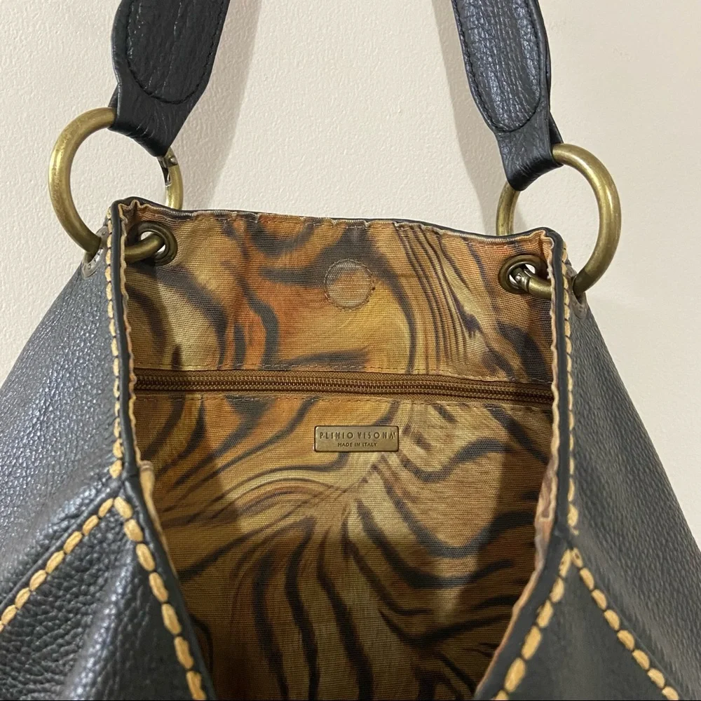 PLINIO VISONA' Bag Shoulder Handbag Tote - Picture 5 of 9